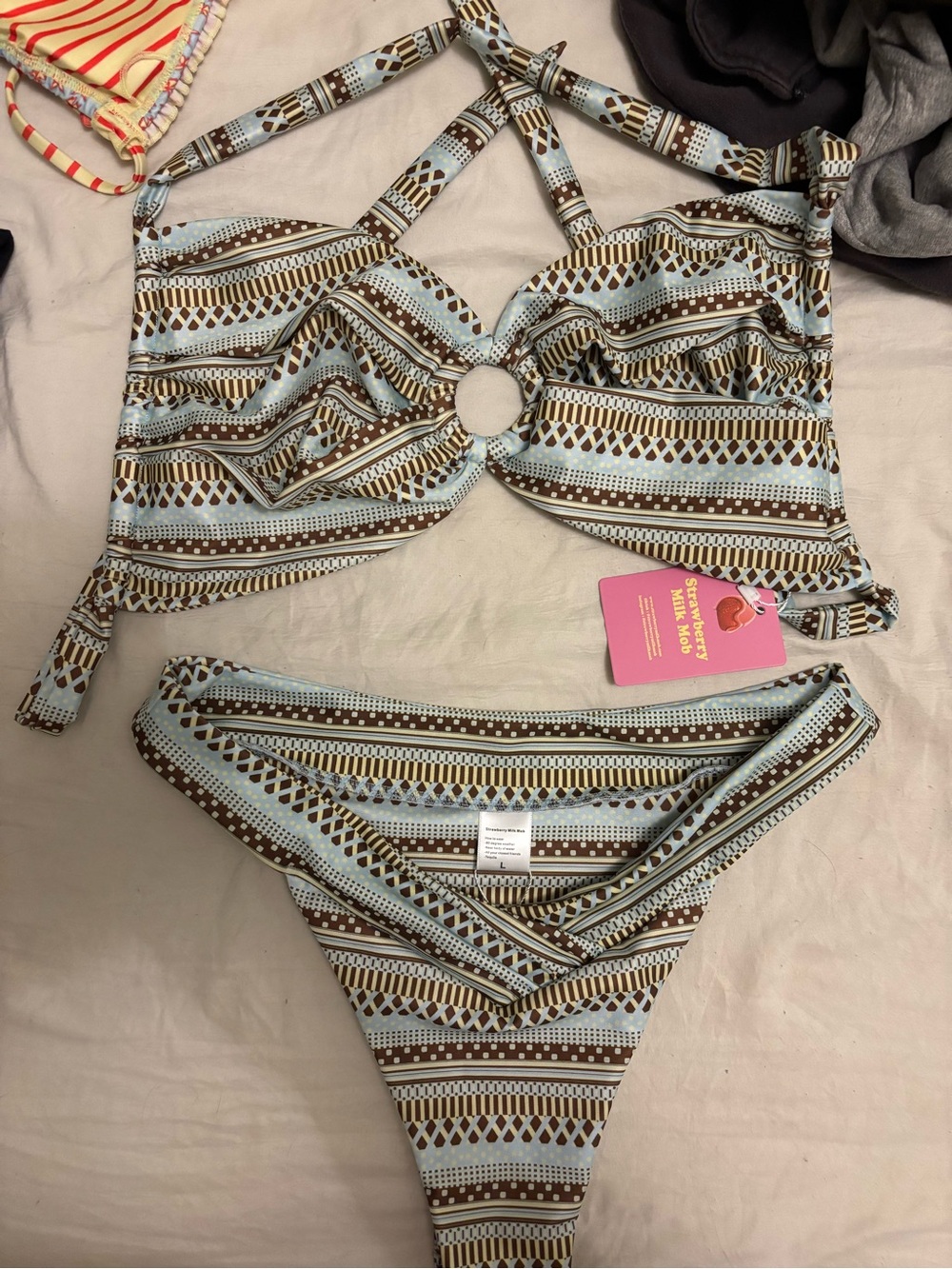 Strawberry milk mob bikini